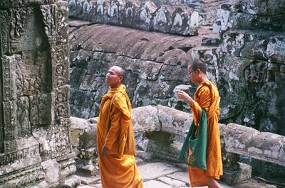 Buddhist monks at Angkor Wat, Cambodia, 2004